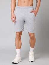 RS CASUAL COTTON MELANGE SHORTS-GREY